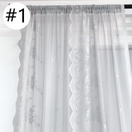Tende Trasparenti Per Finestre, Eleganti Tende In Voile Per Il Soggiorno