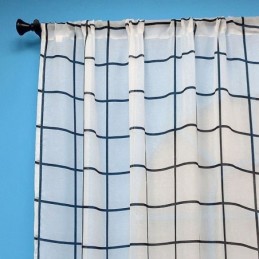 Tenda A Traliccio In Voile Su Misura, Tende Trasparenti Per Soggiorno E Camera Da Letto