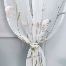 Tende Moderne In Tulle Ricamato, Trasparenti, In Voile, Per Soggiorno E Camera Da Letto