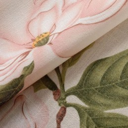 Tenda Rurale Americana Su Misura, Tessuto Di Cotone Protettivo Per L'Ambiente, Stampa Di Fiori Freschi.
