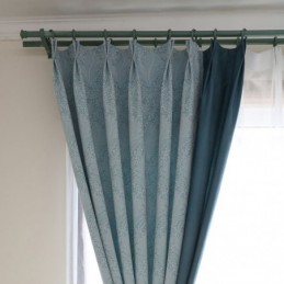 Tenda Oscurante Su Misura, Stile Europeo Semplice, In Morbido Cotone Blu Jacquard, Decorativa Per Camera Da Letto.