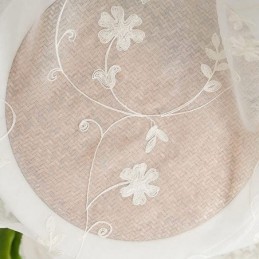 Tende Bianche Trasparenti, Tende Ricamate Per Finestre, Tende Su Misura, Tende Per Soggiorno, Camera Da Letto