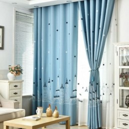 Tende Da Finestra Ricamate A Forma Di Castello In Stile Nordico Per Soggiorno E Camera Da Letto