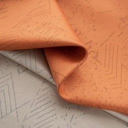 Tende Oscuranti Geometriche In Jacquard Per Il Soggiorno
