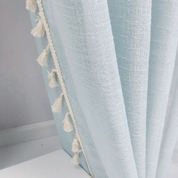 Tende In Tulle Tinta Unita, Tende Moderne In Voile Trasparenti, Tende Su Misura Per Soggiorno