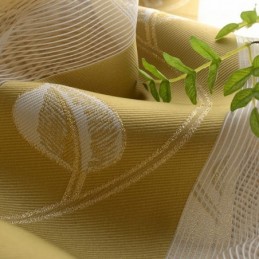 Tende Moderne In Voile Con Foglie Trasparenti, Su Misura, Per Camera Da Letto E Soggiorno.