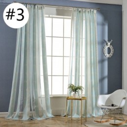 Tende Moderne In Voile Con Foglie Trasparenti, Su Misura, Per Camera Da Letto E Soggiorno.