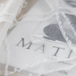 Delicata Tenda Trasparente Su Misura, Tende In Tulle Ricamato Per Soggiorno