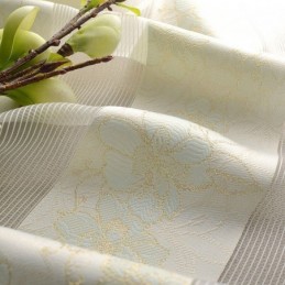 Tenda Moderna In Tulle Floreale Su Misura, Tenda Trasparente Per Soggiorno E Camera Da Letto
