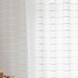 Tenda Bianca Trasparente, Tenda Su Misura, Tende In Tulle Ricamato Per Soggiorno