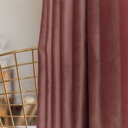 Tende In Velluto Nordico Oscuranti Per Camera Da Letto E Soggiorno, Tinta Unita