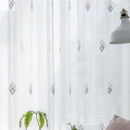 Tenda Ricamata Di Alta Qualità, Su Misura, Per Arredamento Casa, Soggiorno, Camera Da Letto