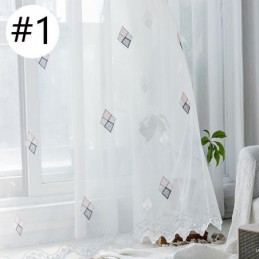 Tenda Ricamata Di Alta Qualità, Su Misura, Per Arredamento Casa, Soggiorno, Camera Da Letto