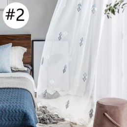 Tenda Ricamata Di Alta Qualità, Su Misura, Per Arredamento Casa, Soggiorno, Camera Da Letto