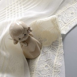 Tenda Trasparente Ricamata Su Misura, Tenda Minimalista Classica In Voile Per Soggiorno E Camera Da Letto