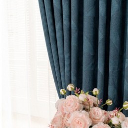 Tende Oscuranti Geometriche, Tenda Jacquard Su Misura Per Camera Da Letto