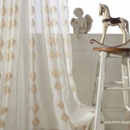Moderna Tenda In Tulle Su Misura, Delicata Tenda Traslucida Per Soggiorno E Camera Da Letto.