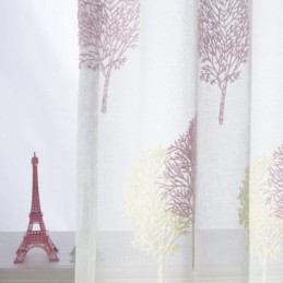Tenda Nordica Trasparente Su Misura, Tenda In Tulle Per Soggiorno E Camera Da Letto