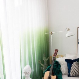 Tende Trasparenti Sfumate, Tende Trasparenti In Voile, Tende Su Misura Per La Decorazione Della Casa