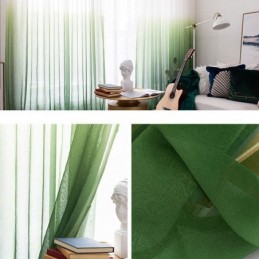 Tende Trasparenti Sfumate, Tende Trasparenti In Voile, Tende Su Misura Per La Decorazione Della Casa