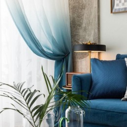 Tende Trasparenti Sfumate, Tende Trasparenti In Voile, Tende Su Misura Per La Decorazione Della Casa