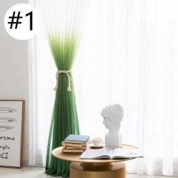 Tende Trasparenti Sfumate, Tende Trasparenti In Voile, Tende Su Misura Per La Decorazione Della Casa