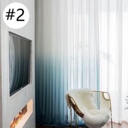 Tende Trasparenti Sfumate, Tende Trasparenti In Voile, Tende Su Misura Per La Decorazione Della Casa