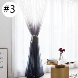 Tende Trasparenti Sfumate, Tende Trasparenti In Voile, Tende Su Misura Per La Decorazione Della Casa