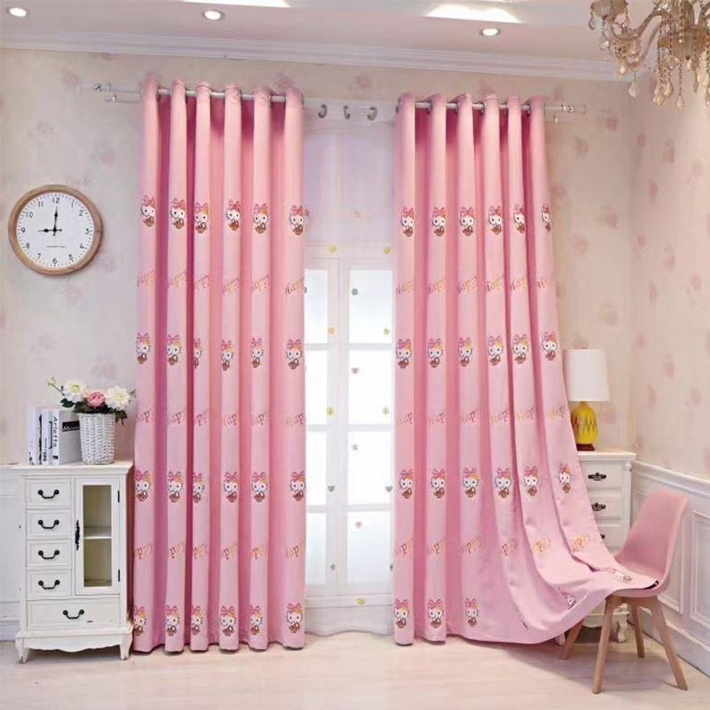 Tenda Moderna Su Misura Con Ricamo Di Hello Kitty