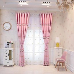 Tenda Moderna Su Misura Con Ricamo Di Hello Kitty