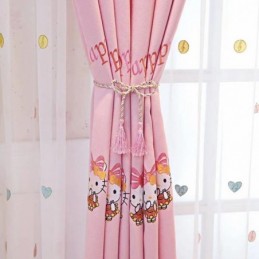 Tenda Moderna Su Misura Con Ricamo Di Hello Kitty