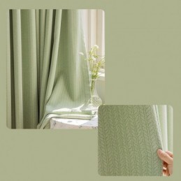 Tende Oscuranti Jacquard A Foglie Per Il Soggiorno