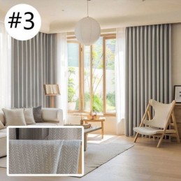 Tende Oscuranti Jacquard A Foglie Per Il Soggiorno