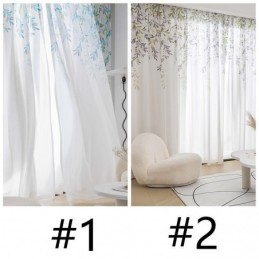 Tenda In Voile Con Motivo A Vite, Su Misura, Stampata, Per Soggiorno, Camera Da Letto