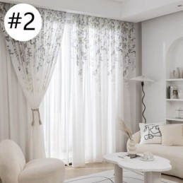 Tenda In Voile Con Motivo A Vite, Su Misura, Stampata, Per Soggiorno, Camera Da Letto