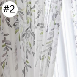 Tenda In Voile Con Motivo A Vite, Su Misura, Stampata, Per Soggiorno, Camera Da Letto