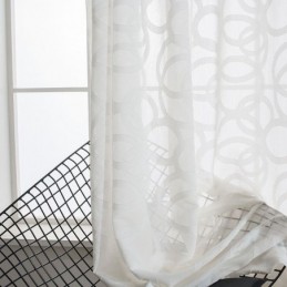 Tende In Tulle Bianco, Moderne Tende Trasparenti In Voile, Su Misura Per Soggiorno E Camera Da Letto