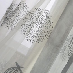 Moderna Tenda In Tulle Ricamato Su Misura, Tenda In Voile Trasparente Per Soggiorno E Camera Da Letto