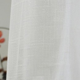 Elegante Tenda Trasparente Su Misura, Tinta Unita, In Tulle, Per Soggiorno E Camera Da Letto