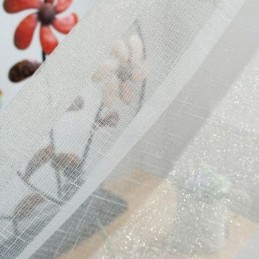 Elegante Tenda Trasparente Su Misura, Tinta Unita, In Tulle, Per Soggiorno E Camera Da Letto