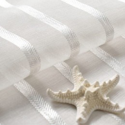 Elegante Tenda In Tulle Bianco Su Misura, Tenda Trasparente Per Soggiorno E Camera Da Letto