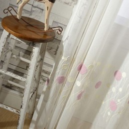 Tenda In Tulle Ricamata, Su Misura, Moderna, In Voile, Per Soggiorno, Camera Da Letto