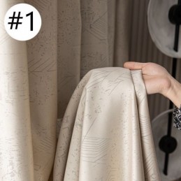 Tende Oscuranti Geometriche In Jacquard Per Il Soggiorno