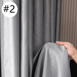 Tende Oscuranti Geometriche In Jacquard Per Il Soggiorno