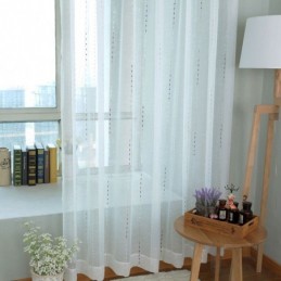 Tende In Tulle Nordico, Moderne Tende Trasparenti In Voile, Su Misura Per Soggiorno E Camera Da Letto