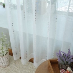 Tende In Tulle Nordico, Moderne Tende Trasparenti In Voile, Su Misura Per Soggiorno E Camera Da Letto