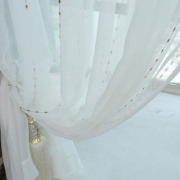 Tende In Tulle Nordico, Moderne Tende Trasparenti In Voile, Su Misura Per Soggiorno E Camera Da Letto