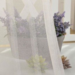 Tenda Trasparente Traspirante Su Misura, Tenda Decorativa In Tulle Bianco Per Soggiorno