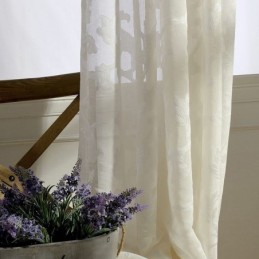 Tenda Trasparente Bianca Pura Su Misura, In Tulle Trasparente, Per Soggiorno E Camera Da Letto