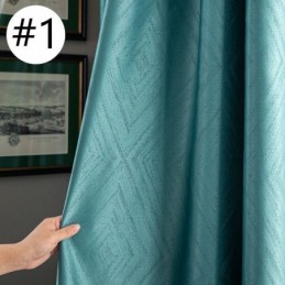 Tende Oscuranti Geometriche In Jacquard Per Il Soggiorno